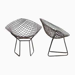 Diamond Model Chairs by Harry Bertoia, 1950s, Set of 2