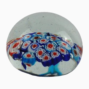 Presse-Papier Millefiori Vintage en Verre, 1950s