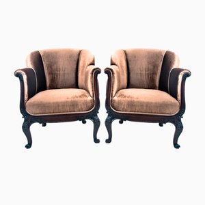 Armchairs, Northern Europe, 1890s, Set of 4
