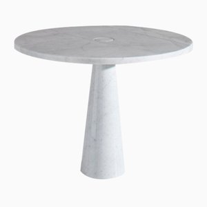Weißer Eros Tisch aus Marmor von Angelo Mangiarotti für Skipper, 1990er