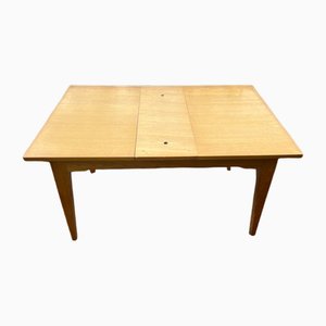 Table Vintage avec Pieds Compasal par René Jean Caillette, 1950s