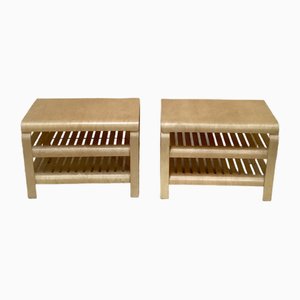 Coffee Tables in Bentwood, Set of 2