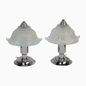 Art Deco Table Lamps from Ezam, 1940s, Set of 2