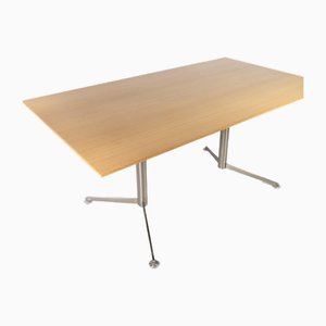 Scandinavian Modern Spinal Dining Table in Oak by Paul Leroy, 2012