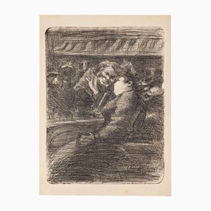 Adolphe Albert, Conversation, Lithographie, 20ème Siècle