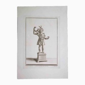 Carlo Nolli, Aguafuerte, Estatua romana antigua, siglo XVIII