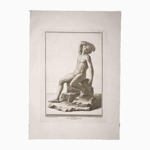Carlo Nolli, Ancient Roman Statue, Etching, 18th Century