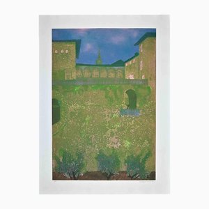 Ferdinand Oscar Finne, Das Schloss, Lithographie, 1983