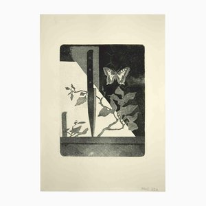 Leo Guida, The Knife and Butterfly, Etching, 1970s