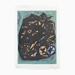 Primo Conti, Abstract Composition, Lithograph, 1973