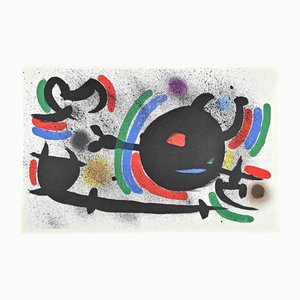 Joan Miró, Litografia I, Tavola X, 1972, Litografia