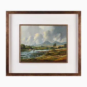 Robert B Higgins, Landscape in Donegal, Ireland, 1990, Painting, Framed