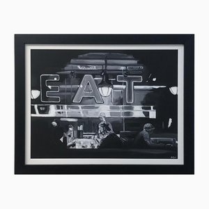 Angela Wakefield, American Diner Americana Series, 2012, Acrylic