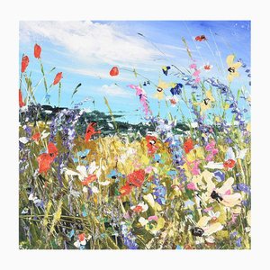 Evelina Vine, Wild Flower Meadow, 2022, Impasto