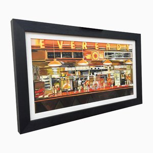 Angela Wakefield, American Diner Still Life, 2018, Oil on Wood, Framed