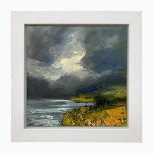 Colin Halliday, Impasto English Lake District, 2011, Original Oil Painting, Framed