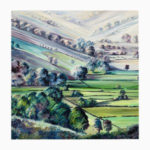 Moira Metcalfe, Landscape of the Yorkshire Dales, 2011, Oil Painting