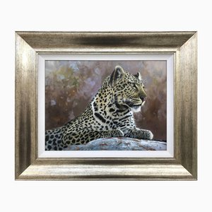 Pip McGarry, Leopard, 2011, Pintura, Enmarcado