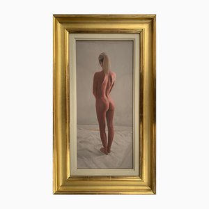 Mark Clark, Female Nude Figure, 2000, Huile, Encadré