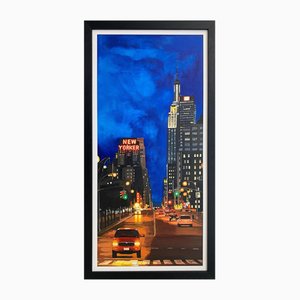 Angela Wakefield, The New Yorker Hotel 8th Avenue Manhattan New York City, 2014, Farbe auf Leinwand, gerahmt