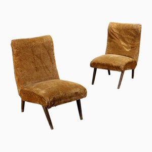 Vintage Lounge Chairs, 1950s, Set of 2