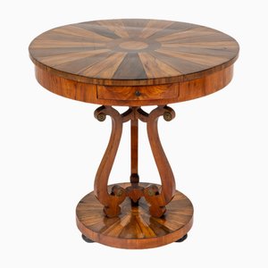 19th Century Italian Olive and Walnut Occasional Table