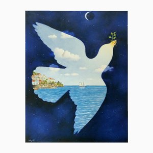 Rafal Olbinski, Dove, Giclee Print