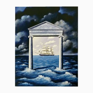 Rafal Olbinski, Ein Ozean, Giclée-Druck