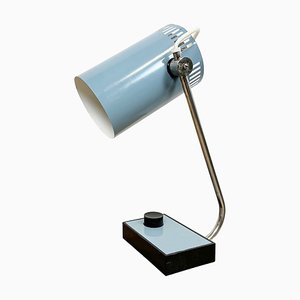 Lámpara de mesa vintage azul, años 60