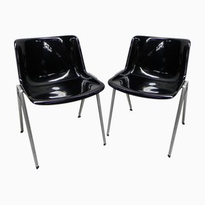Vintage Modus SM 203 Chairs by Osvaldo Borsani for Tecno, 1970s, Set of 2
