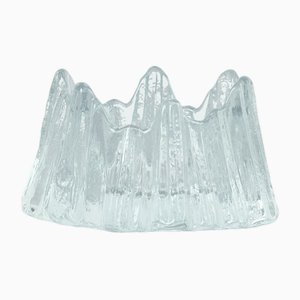 Portacandela vintage in cristallo di Nybro, Svezia