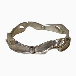 Modern Finnish Silver Bracelet by Björn Weckström, 1970s