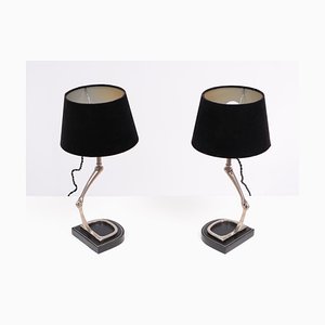 Stirrup Table Lamps from Eichholtz, 1980s, Set of 2