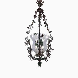 Lantern in Iron and Glass, 1890s
