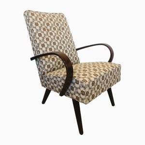 Fauteuil à Motifs de Fleurs par Jaroslav Smidek, 1960s