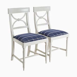Gustavian Dining Chairs, Set of 2