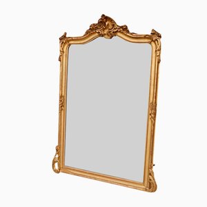 19th Century Gilded Wooden Shell Mirror