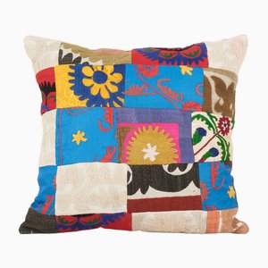 Vintage Turkish Patchwork Suzani Cushion Cover, 2010s