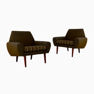 Vintage Danish Lounge Chairs by Kurt Østervig for Ryesberg Furniture, 1960, Set of 2