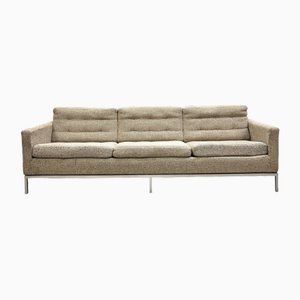 3-Seater Sofa in Beige Cato Wool by Florence Knoll Bassettfor Knoll, 1970s