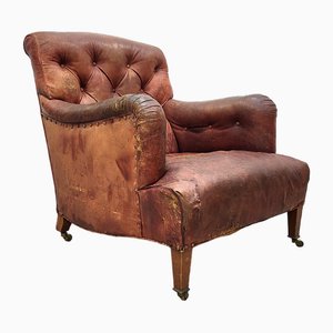 Bridgewater Club Lounge Chair from Howard & Sons, 1890s