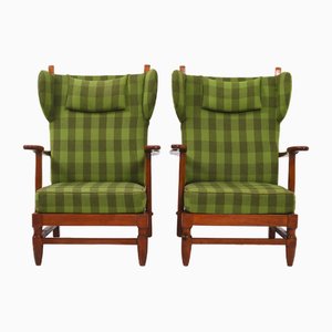 Set of Swedish Modern Lounge Chairs by Gunnar Göperts