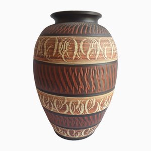 Vase Vintage en Céramique par Alfred Krupp pour Klinker Keramik, Allemagne, 1960s