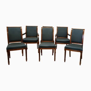 Mid-Century Regency Teak Dining Chairs, 1960s, Set of 6
