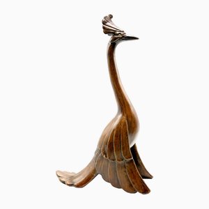 Escultura de pájaro Mid-Century de Alberto Lena, años 50