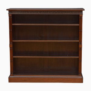 Chippendale Revival Mahogany Open Bookcase, 1890s