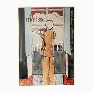 Vintage Poster im Ausstellungszentrum von Henri Matisse, 1981