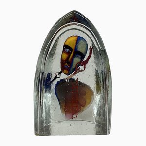 Escultura de vidrio de Bertil Vallien para Kosta Boda