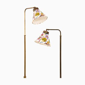 Lampade da terra modello 1842 di Josef Frank per Svenskt Tenn, anni '50, set di 2