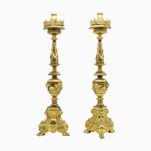 19th Century Brass Chamberstick – Saint Signora